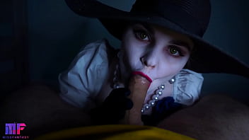 Pani Dimitrescu Zrobi Z Ciebie Swoją Zabawkę. Gorący Kostium Z Resident Evil Village.